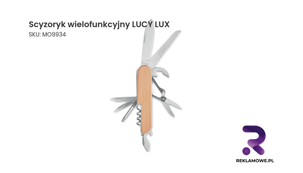 Scyzoryk wielofunkcyjny LUCY LUX, wielozadaniowy, praktyczny narzędzie outdoorowe