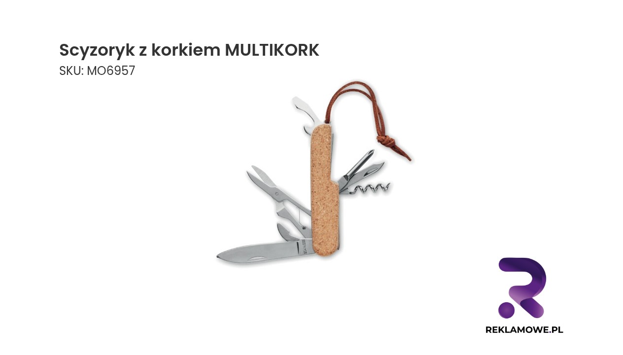 Scyzoryk z korkiem MULTIKORK idealny dla podróżujących