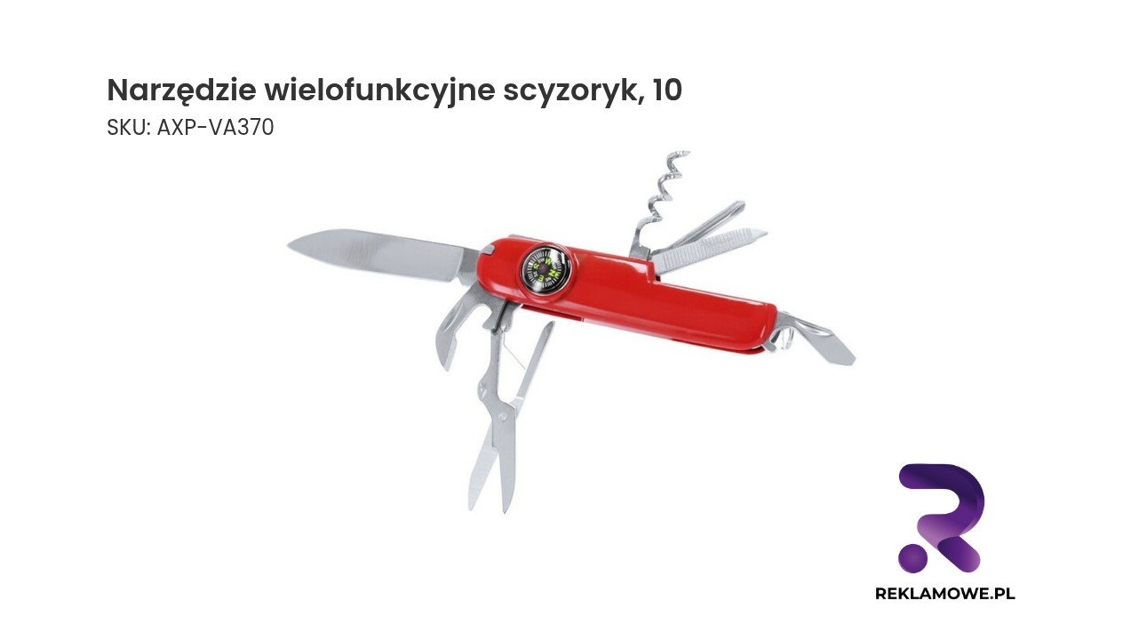Narzędzie wielofunkcyjne, scyzoryk, 10 funkcji Narzędzie wielofunkcyjne typu scyzoryk, 10 funkcji