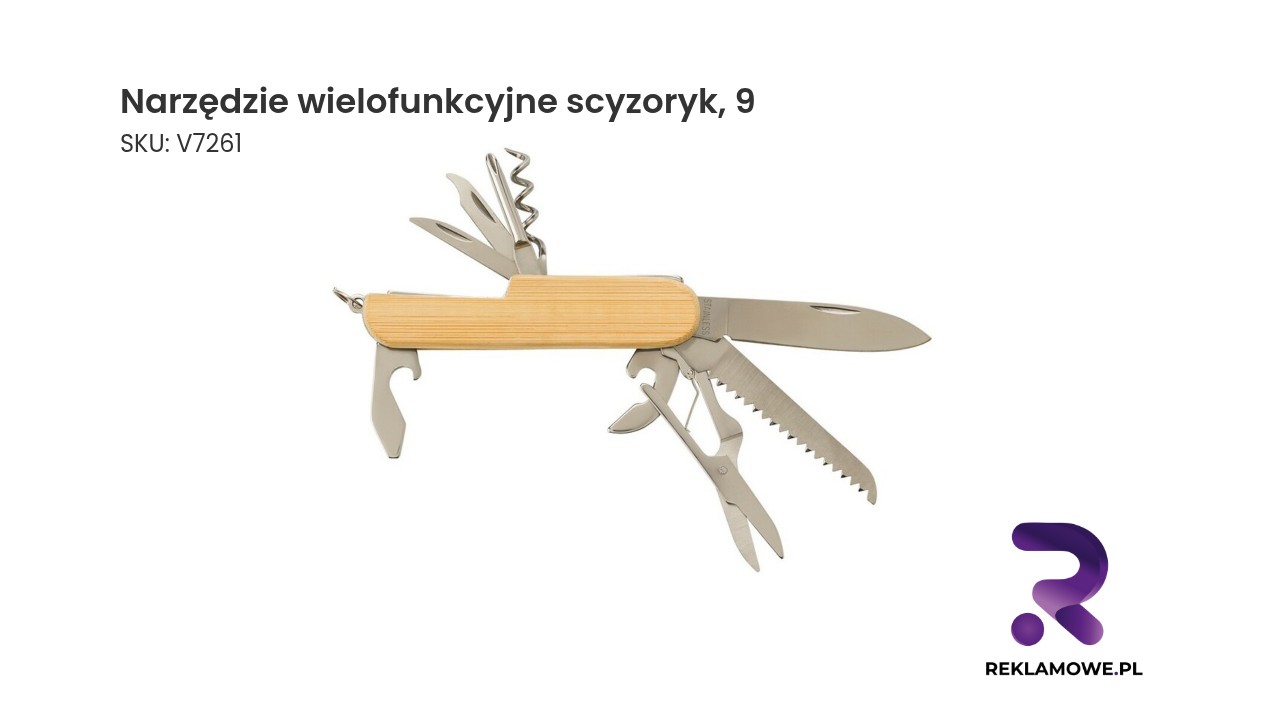 Narzędzie wielofunkcyjne scyzoryk, 9 cali